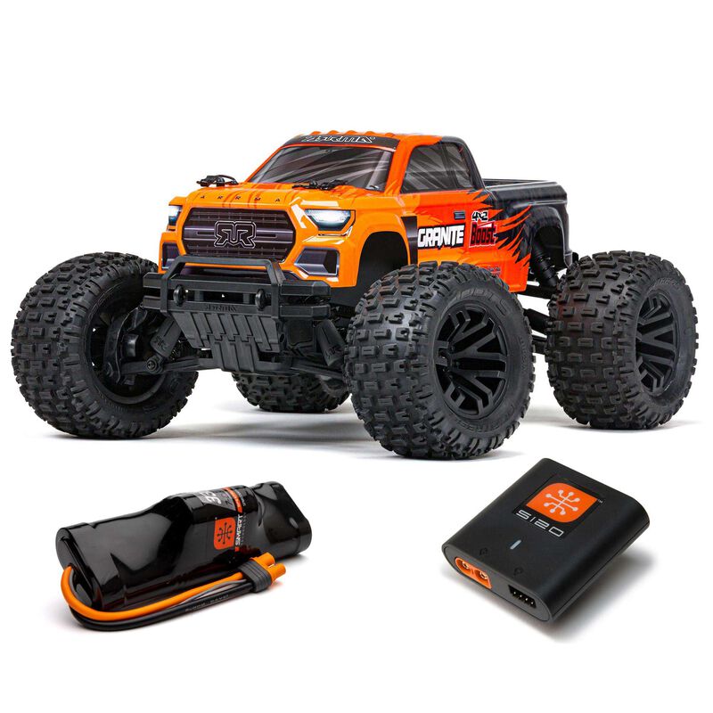 Arrma 1/10 GRANITE 2WD BOOST MEGA 550 Brushed Monster Truck RTR with Battery & Charger