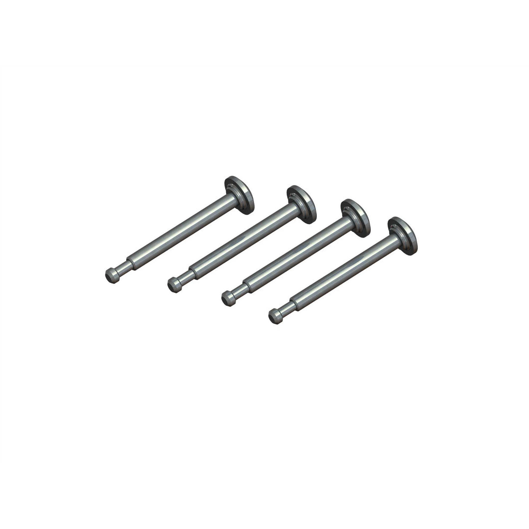 Arrma Shock Mount Pin, 3x33mm Silver (4): EXB