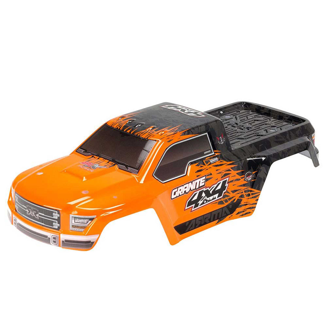 Arrma 1/10 Painted Body , Orange: Granite 4x4 BLX