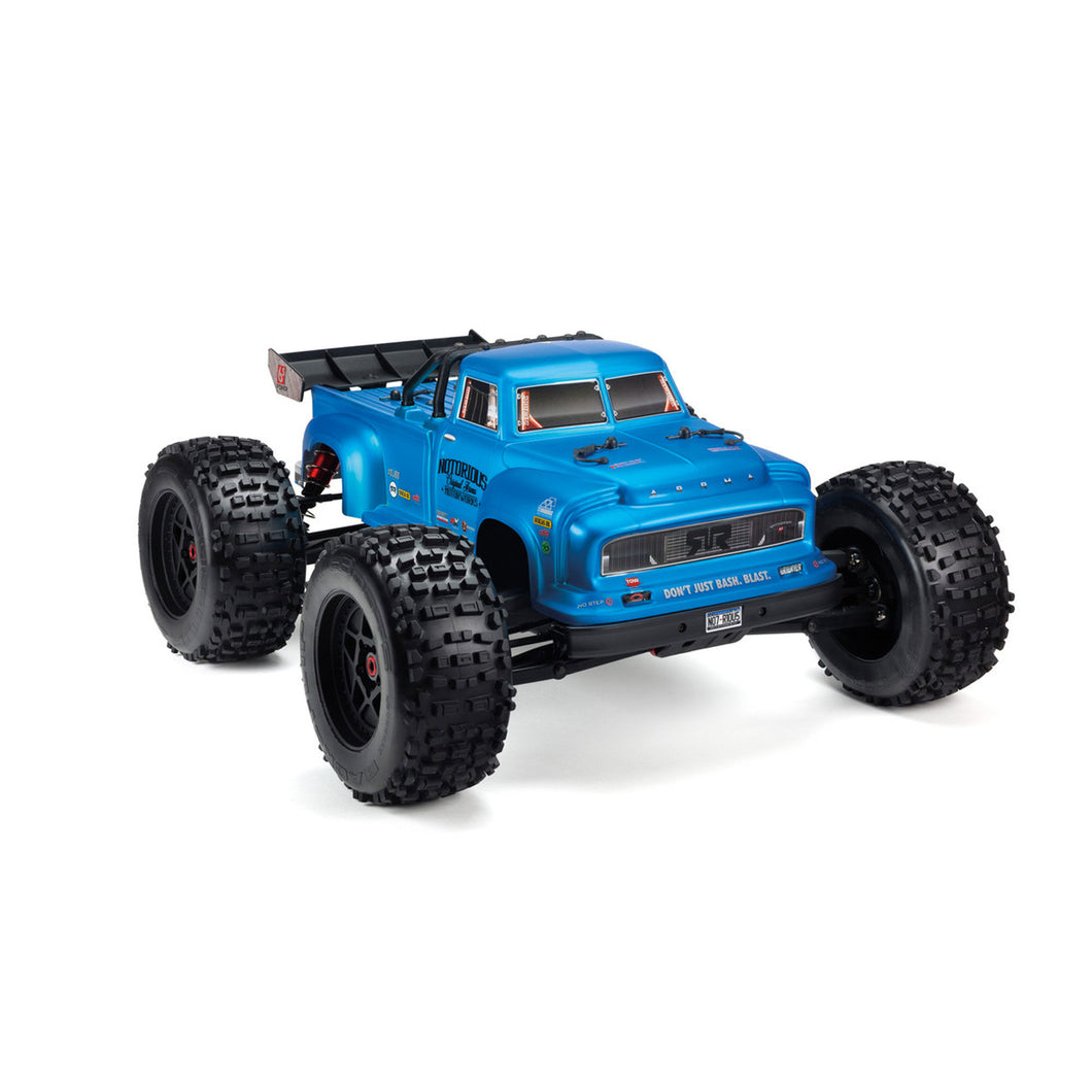 Arrma 1/8 Painted Body, Blue Real Steel: Notorious 6S BLX