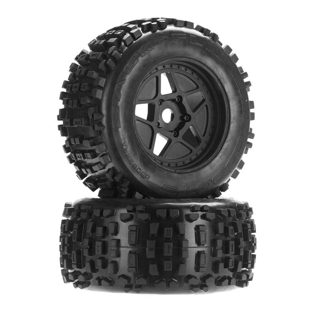 Arrma 1/8 dBoots Backflip Monster Truck 6S Front/Rear 2.8 Pre-Mounted Tires, 17mm Hex (2)