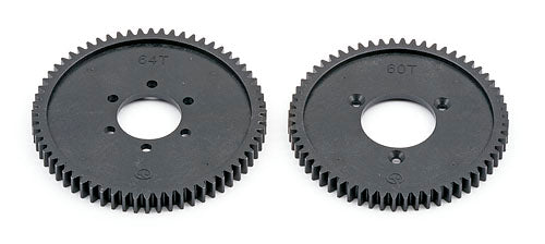 Team Associated 2-Speed Pinions and Spurs, 60T/64T