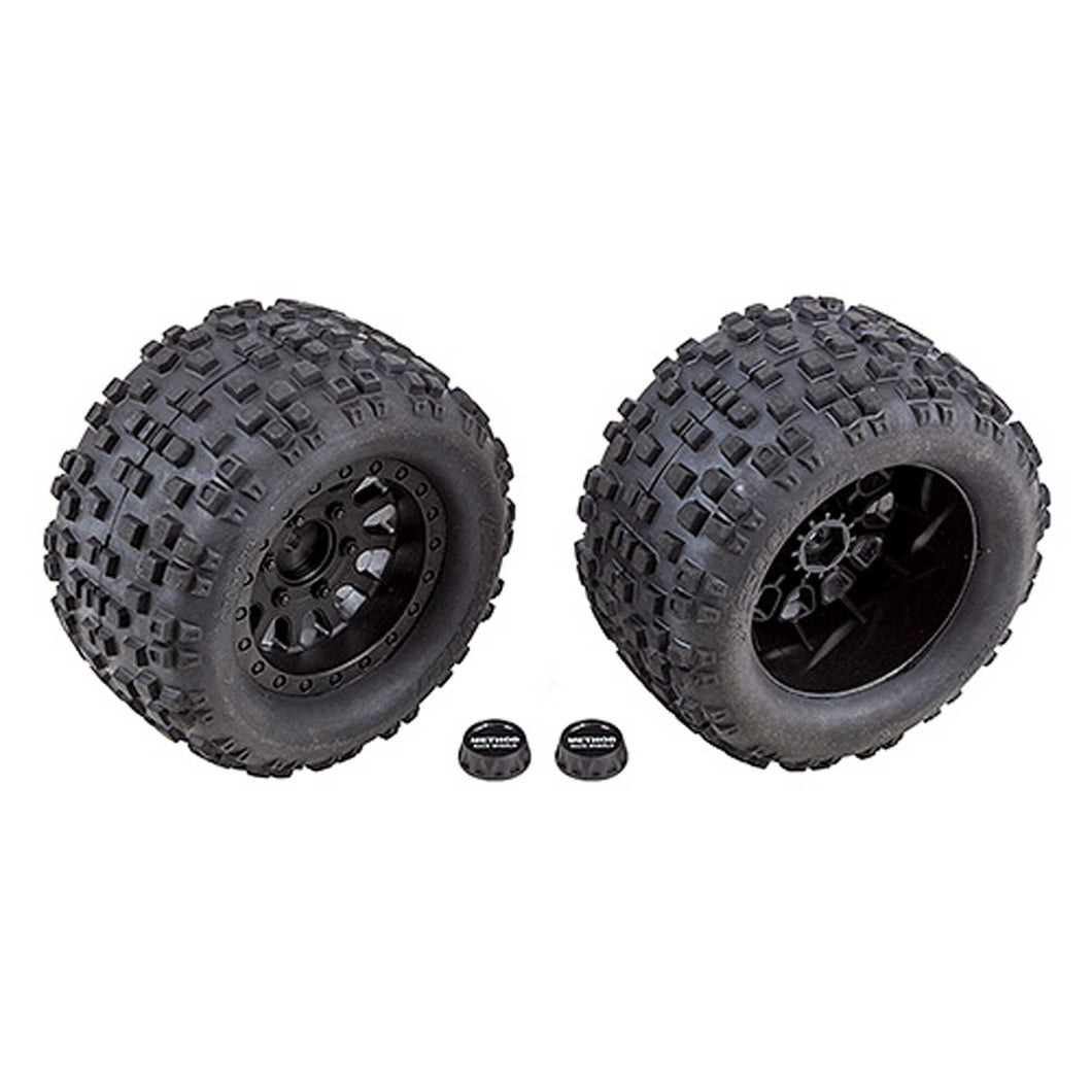 Team Associated Tires and Method Wheels mounted hex: Rival MT10