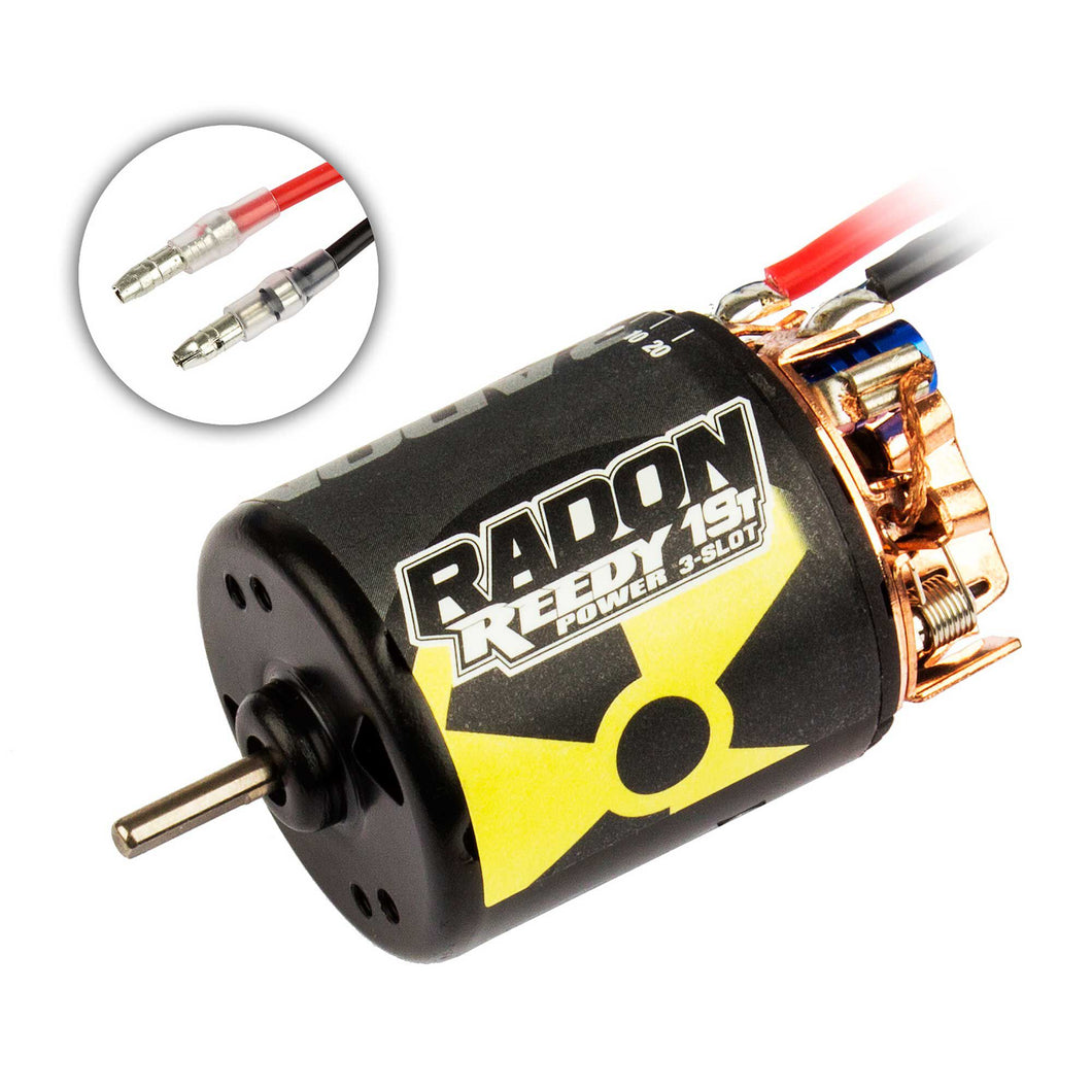 Reedy Radon 2 3-Slot 3200Kv Brushed Motor, 19T: 3.5mm Bullet