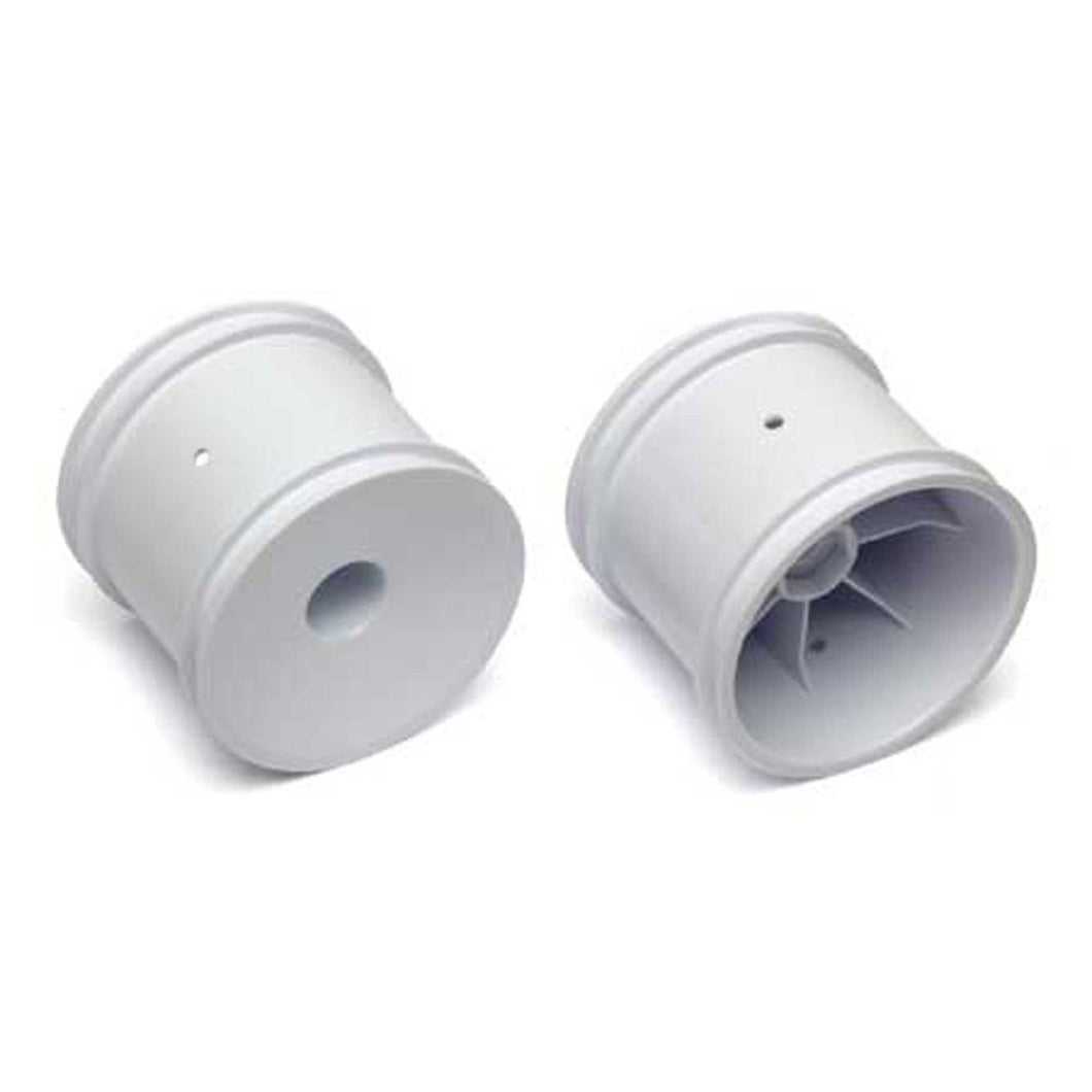 Associated 1/10 Truck Rear Wheels, 12mm Hex, White (2)