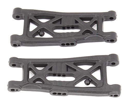Team Associated RC10B6 FT Front Suspension Arms, gull wing, carbon