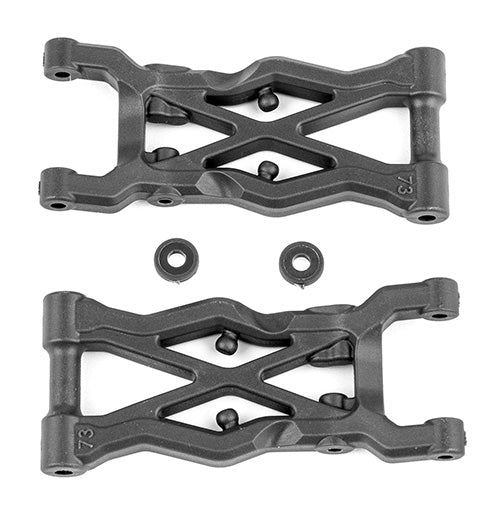 Team Associated RC10B6.2 FT Rear Suspension Arms 73mm, carbon