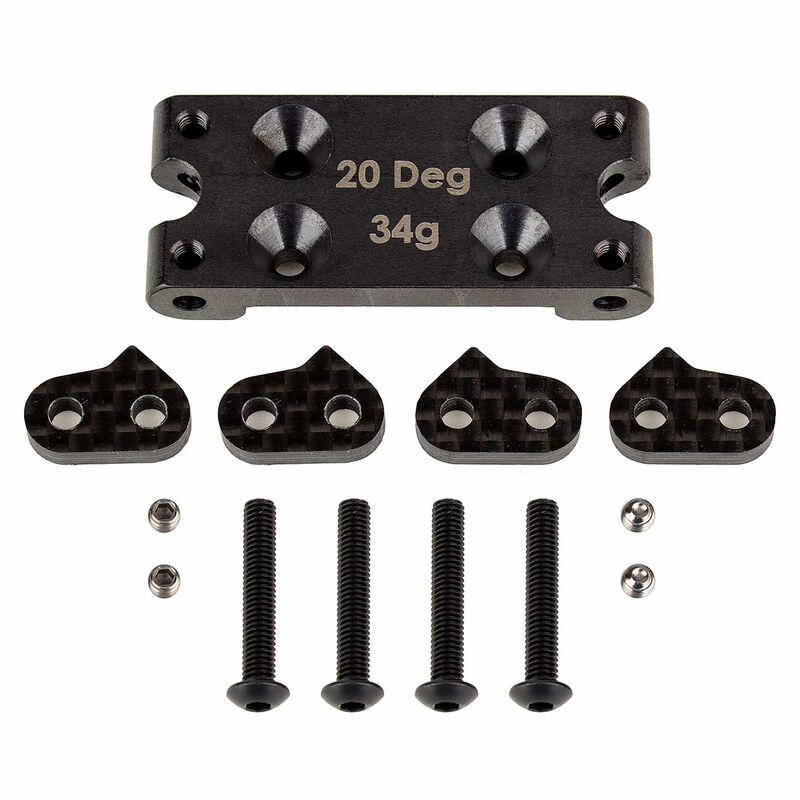Team Associated RC10B6 FT Steel Bulkhead 20 Degree