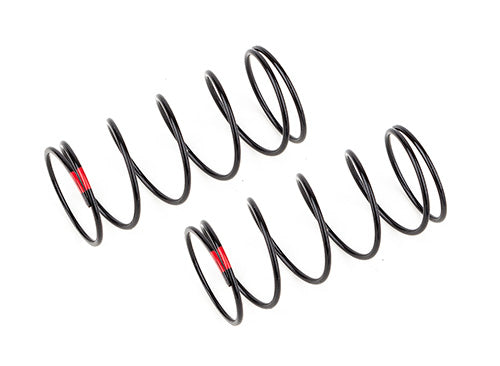Team Associated 13mm Front Shock Springs, red 4.0lb/in, L44, 6.25T, 1.2D