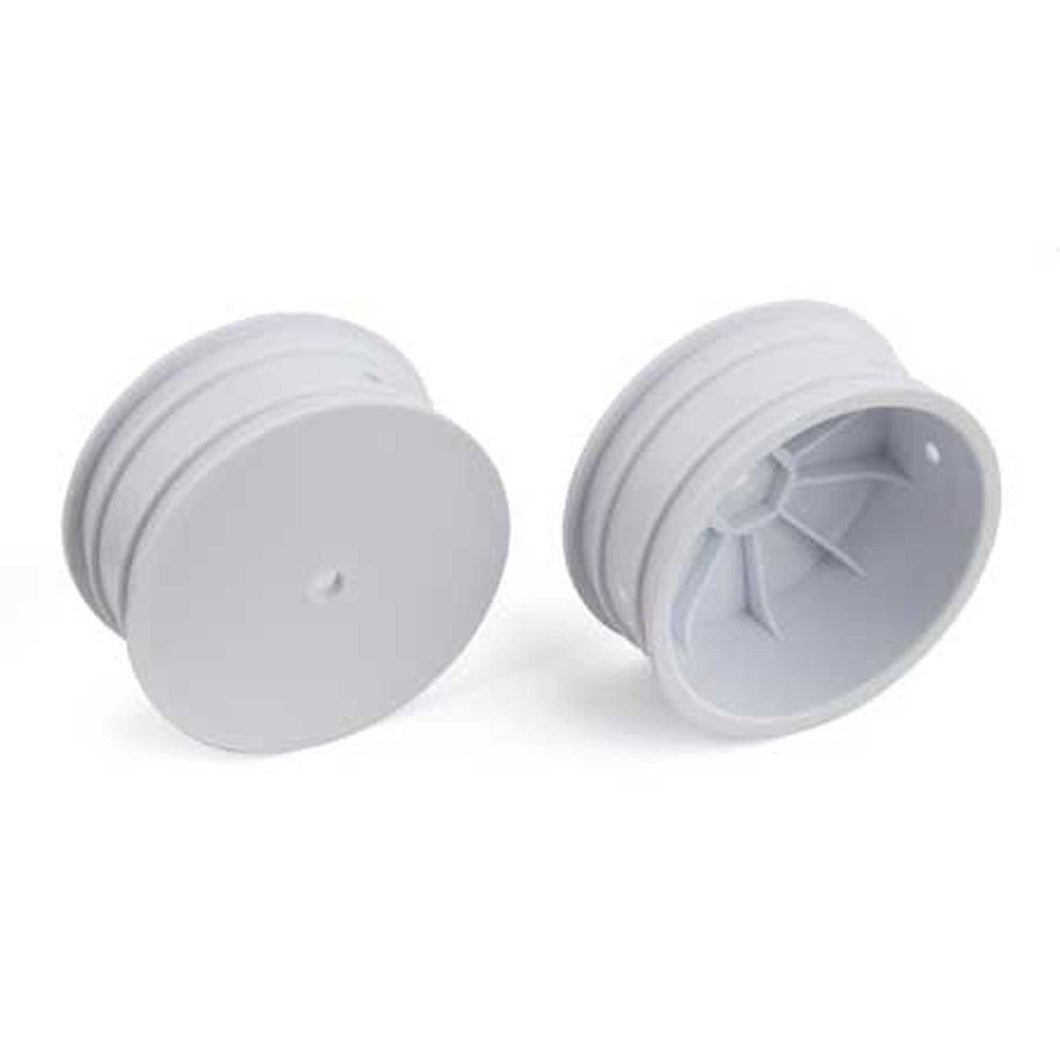 Associated 1/10 12mm Front Wheels 2.2, White (2): B64, B64D
