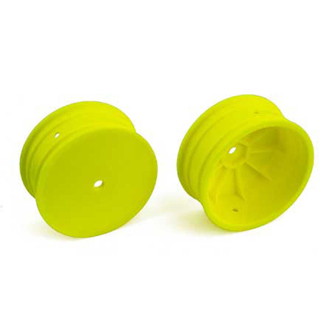 Associated 1/10 12mm Front Wheels 2.2, Yellow (2): B64, B64D