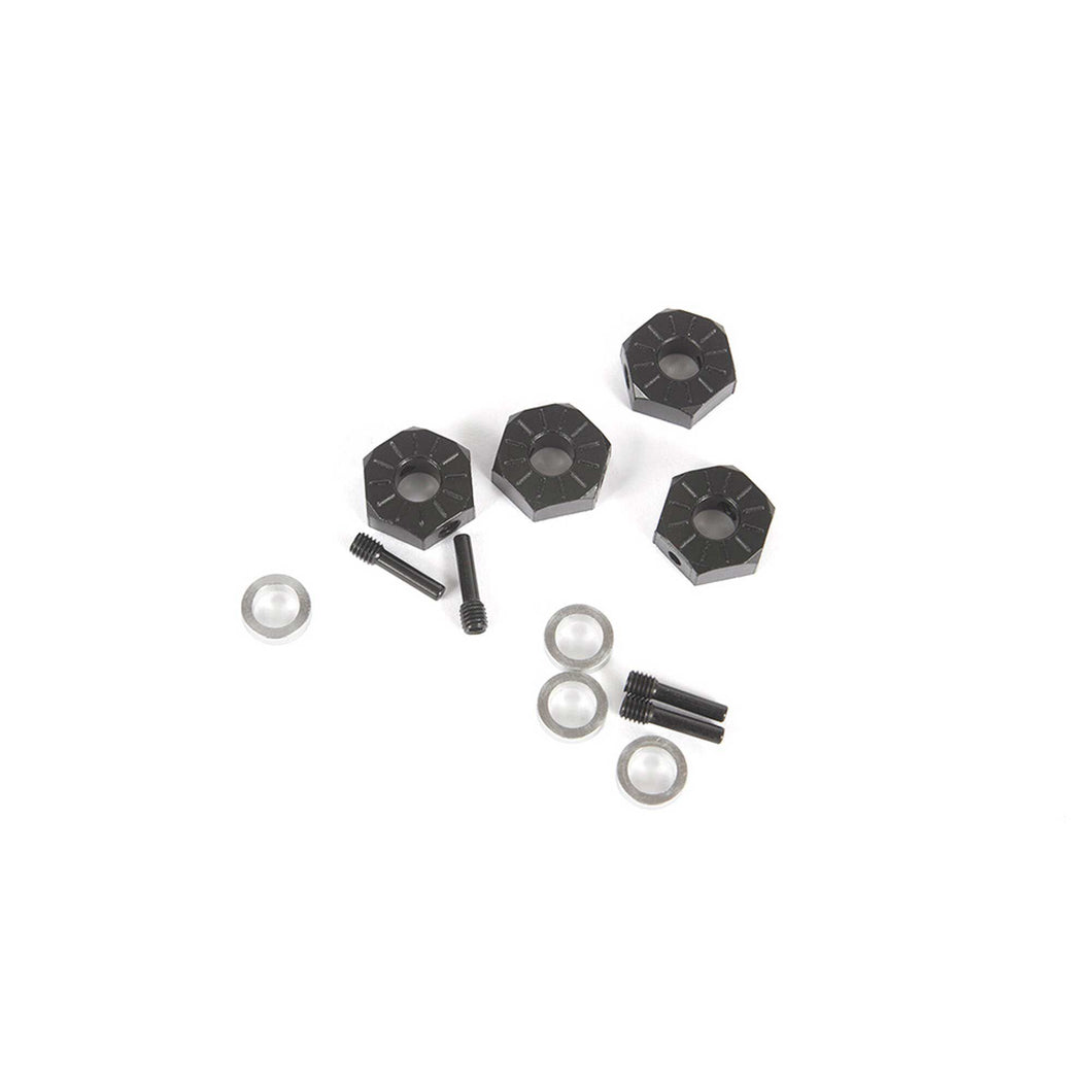 Axial 12mm Hex Screw Shaft & Spacer (4): Capra 1.9 UTB AXI232018