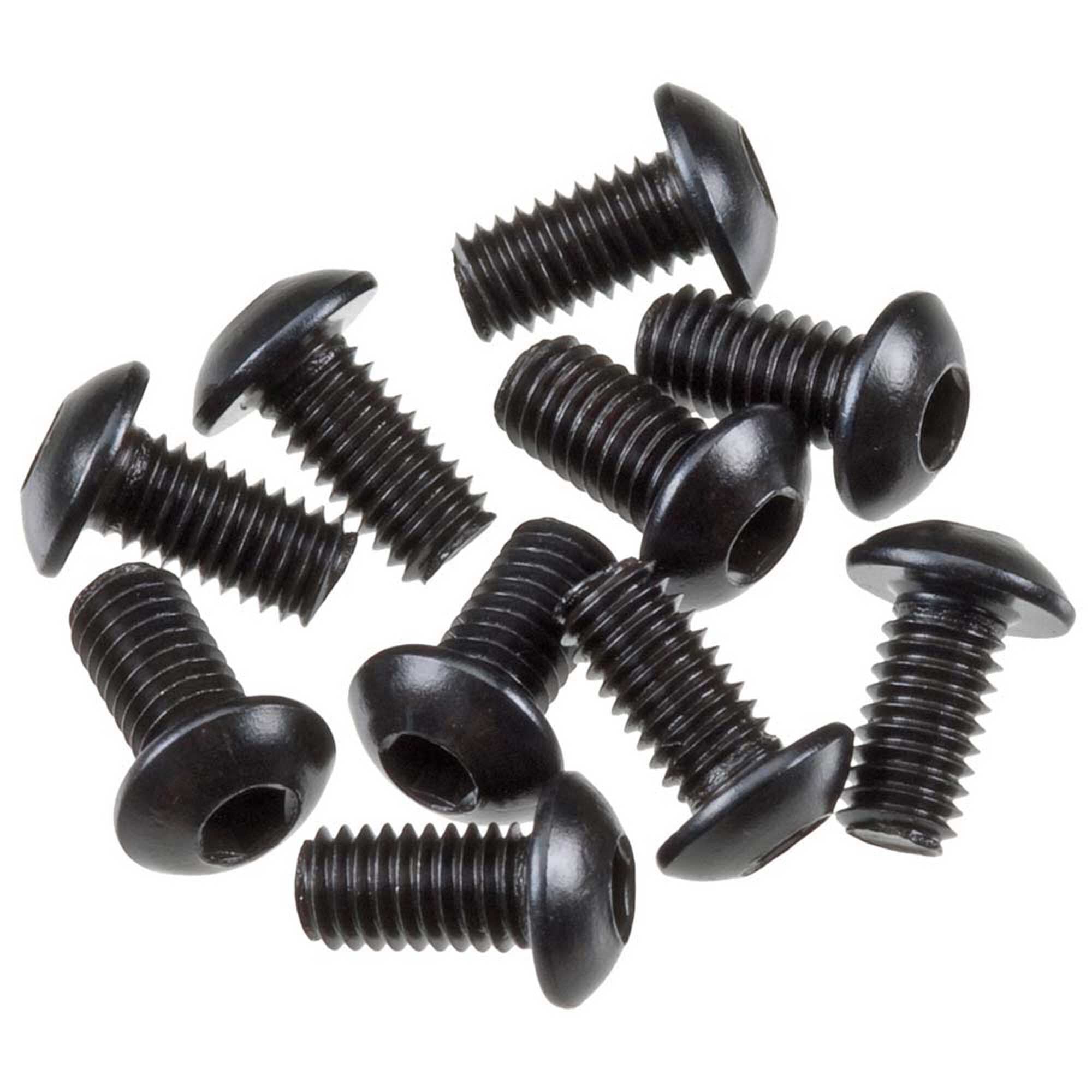 Axial Hex Socket Button Head Black M3x6mm (10)