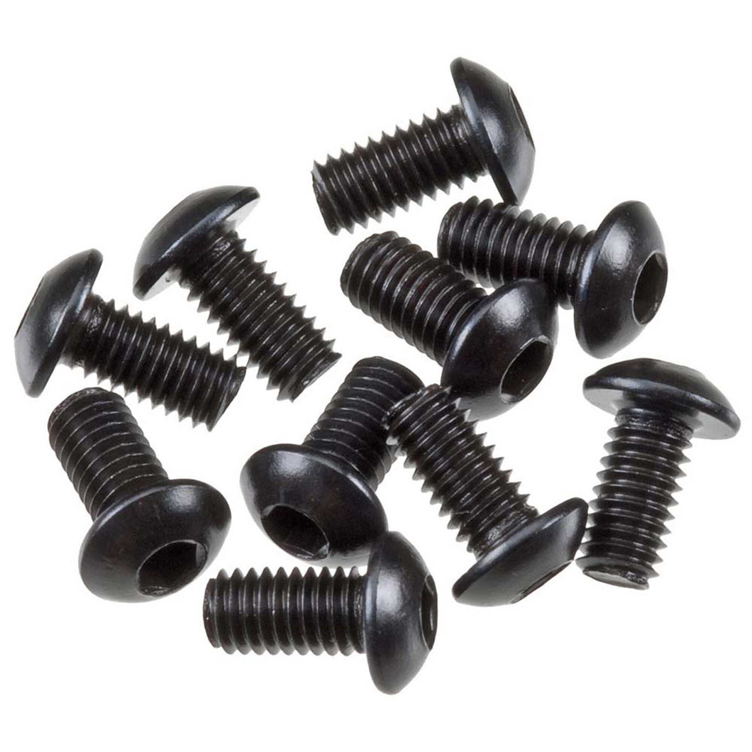 Axial Hex Socket Button Head Black M3x6mm (10)