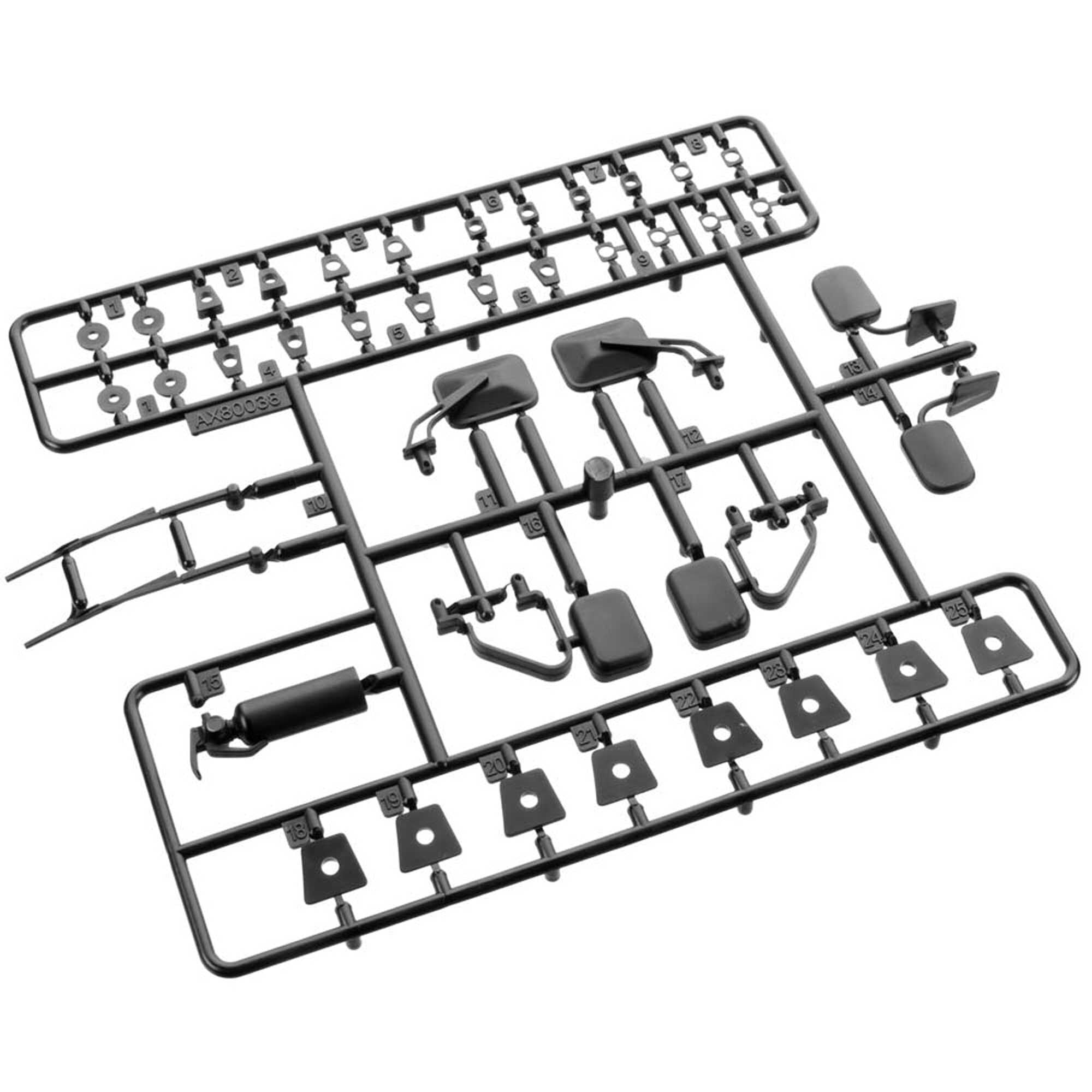Axial Exterior Detail Parts Tree Black