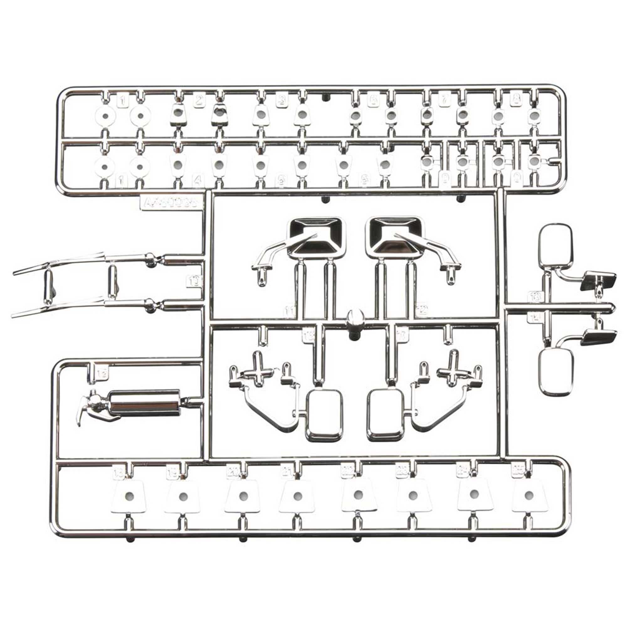 Axial Exterior Detail Parts Tree Chrome