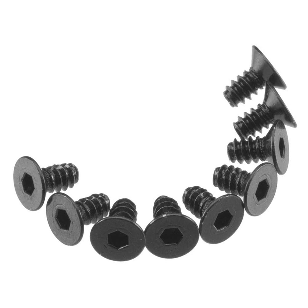 Axial Hex Socket Tap Flat Head M3x6mm Black (10) #AXIC0126