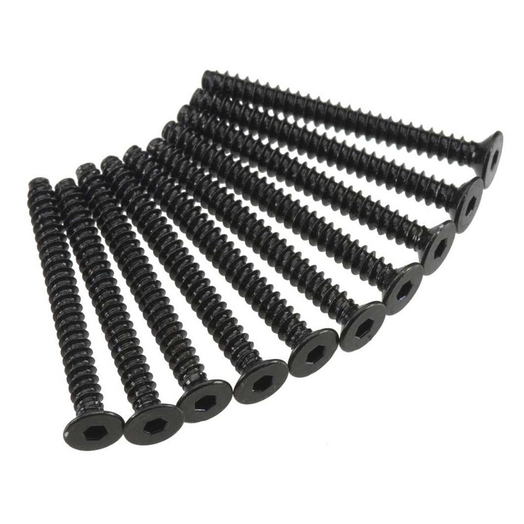 Axial Hex Socket Tap Flat Head M3x30mm Black (10)