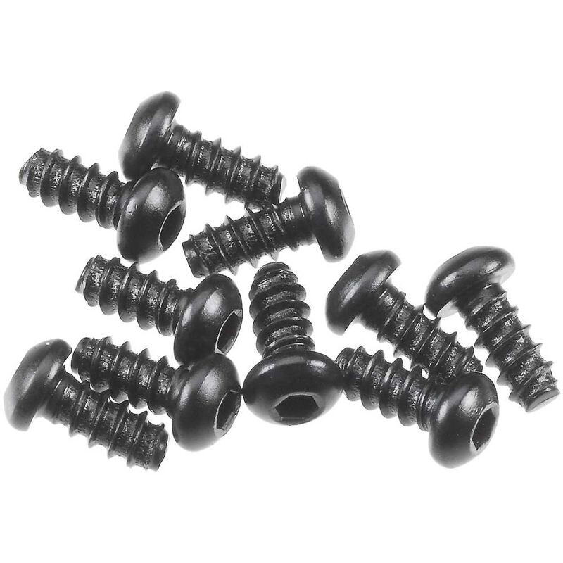 Axial Hex Socket Tapping Button Hd M2.6x6mm Blk (10)
