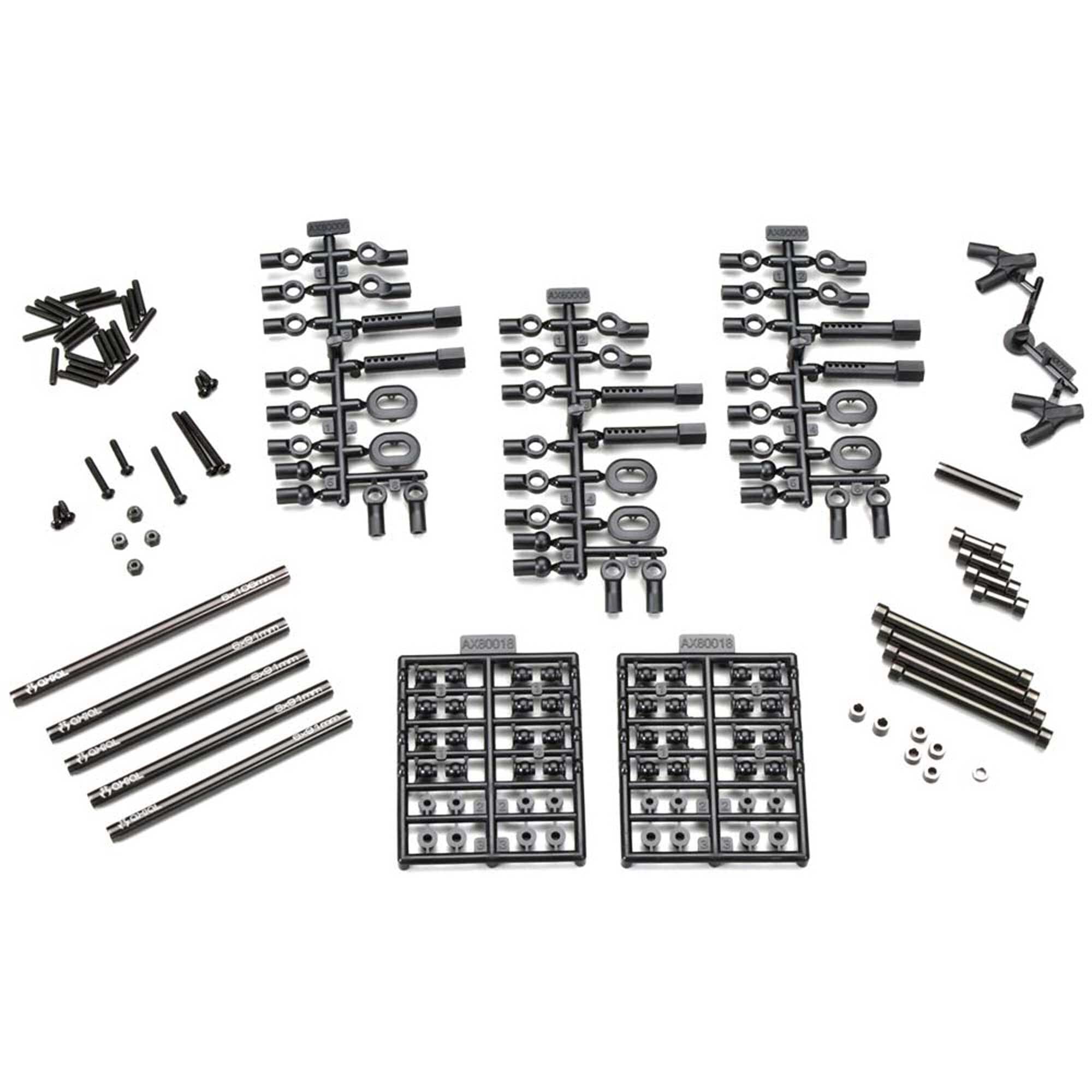 Axial Aluminum Wheelbase Links Set 11.4 (290mm)