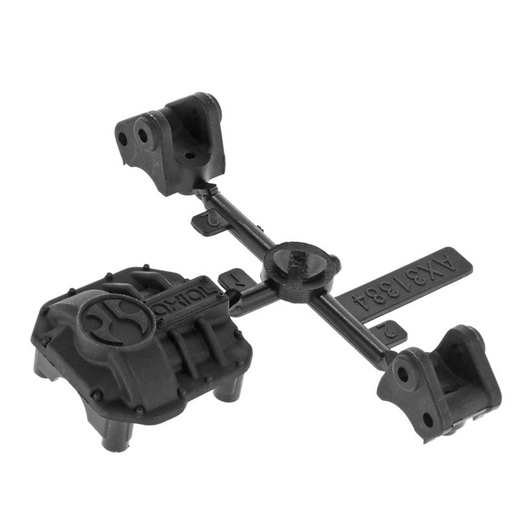 Axial AR44 Diff Cover & Link Mounts Black