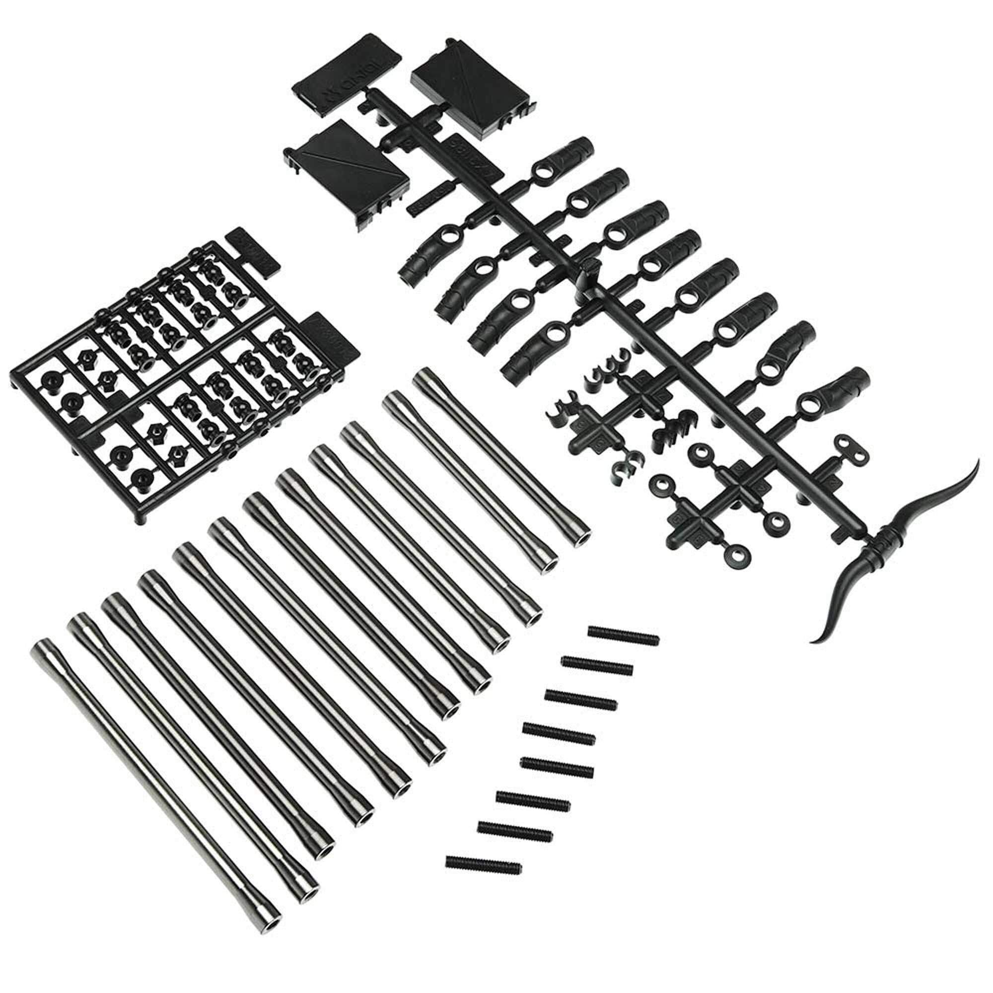 Axial Rear Link Set Aluminum 80 94 101.5mm: SCX10 II