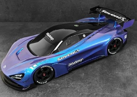 Bittydesign Seven65 1/7 GT Supercar Body (Clear) (Arrma Infraction/Limitless)
