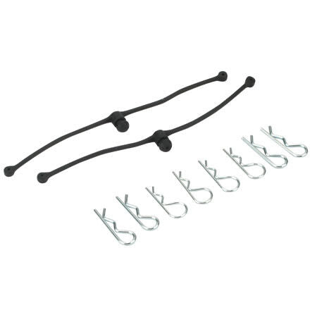 Dubro Body Klip Retainer, Black (2)