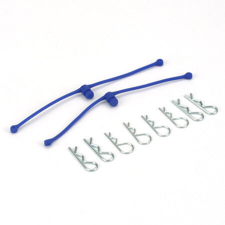 Du-Bro Body Klip Retainers, Blue (2)