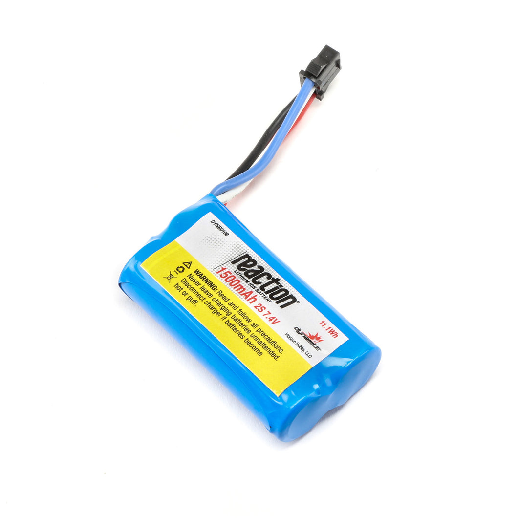 Dynamite 7.4V 1500mAh 2S LiIon: PRB React 17