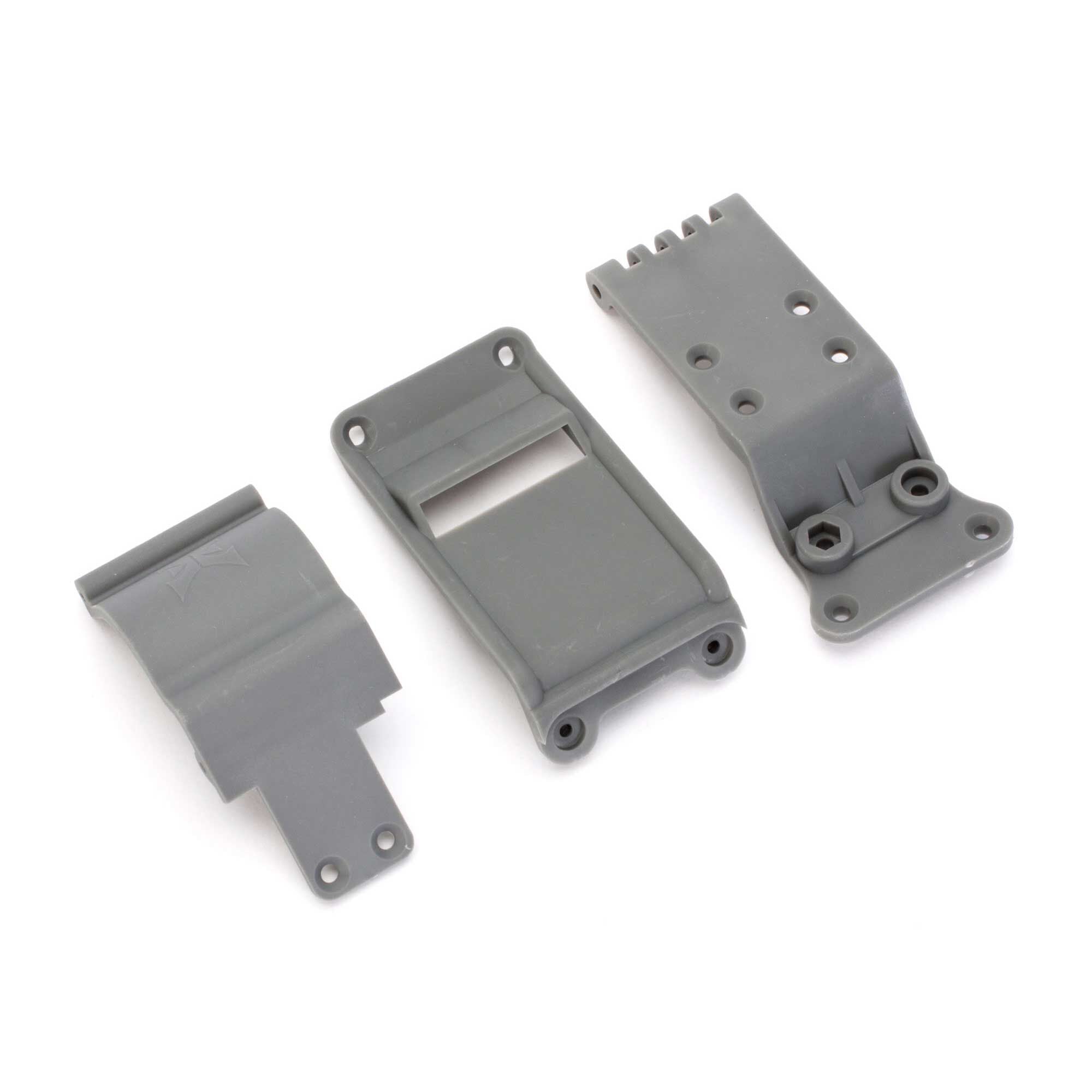 ECX Skid Plate Set: 1/10 2WD Ruckus, Torment