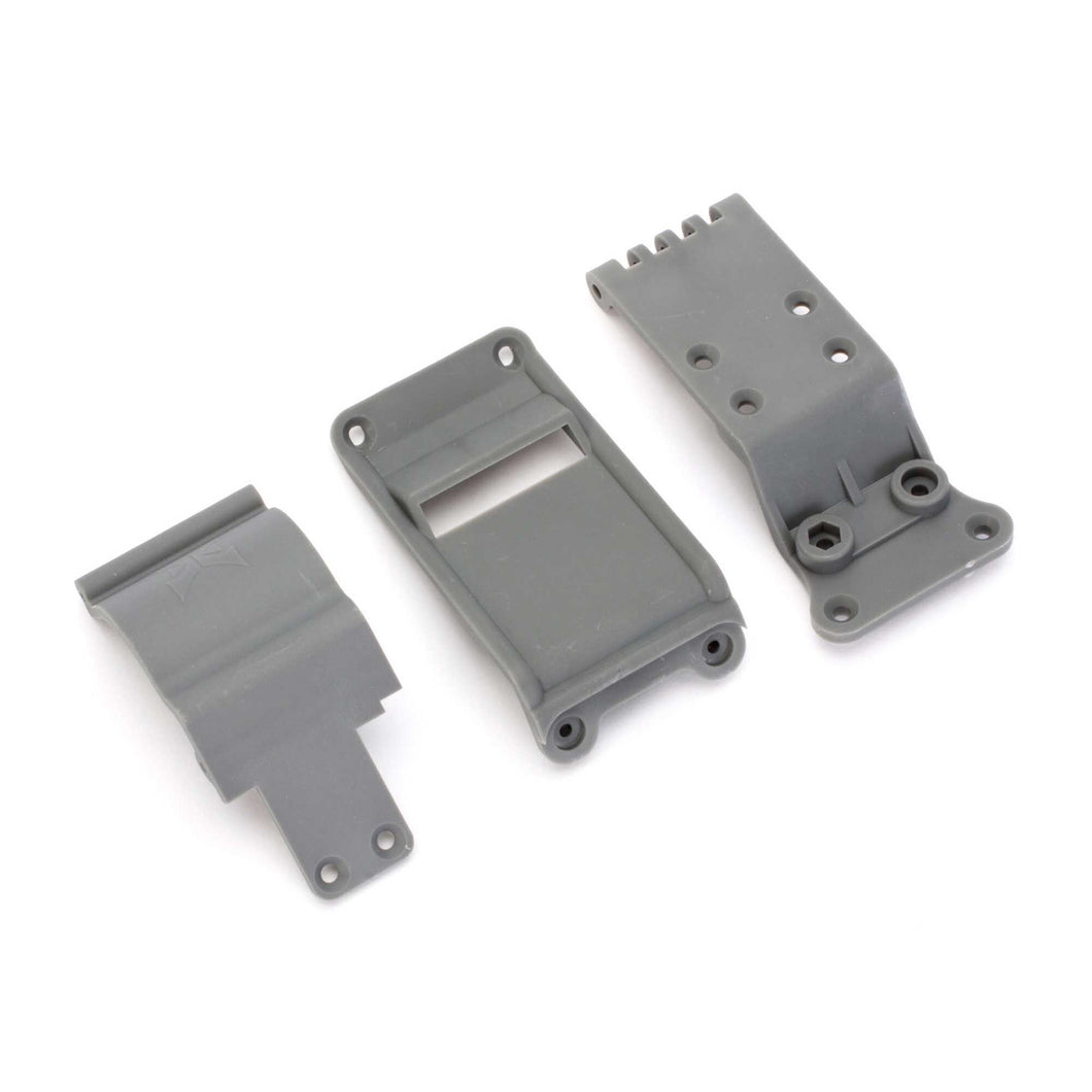 ECX Skid Plate Set: 1/10 2WD Ruckus, Torment