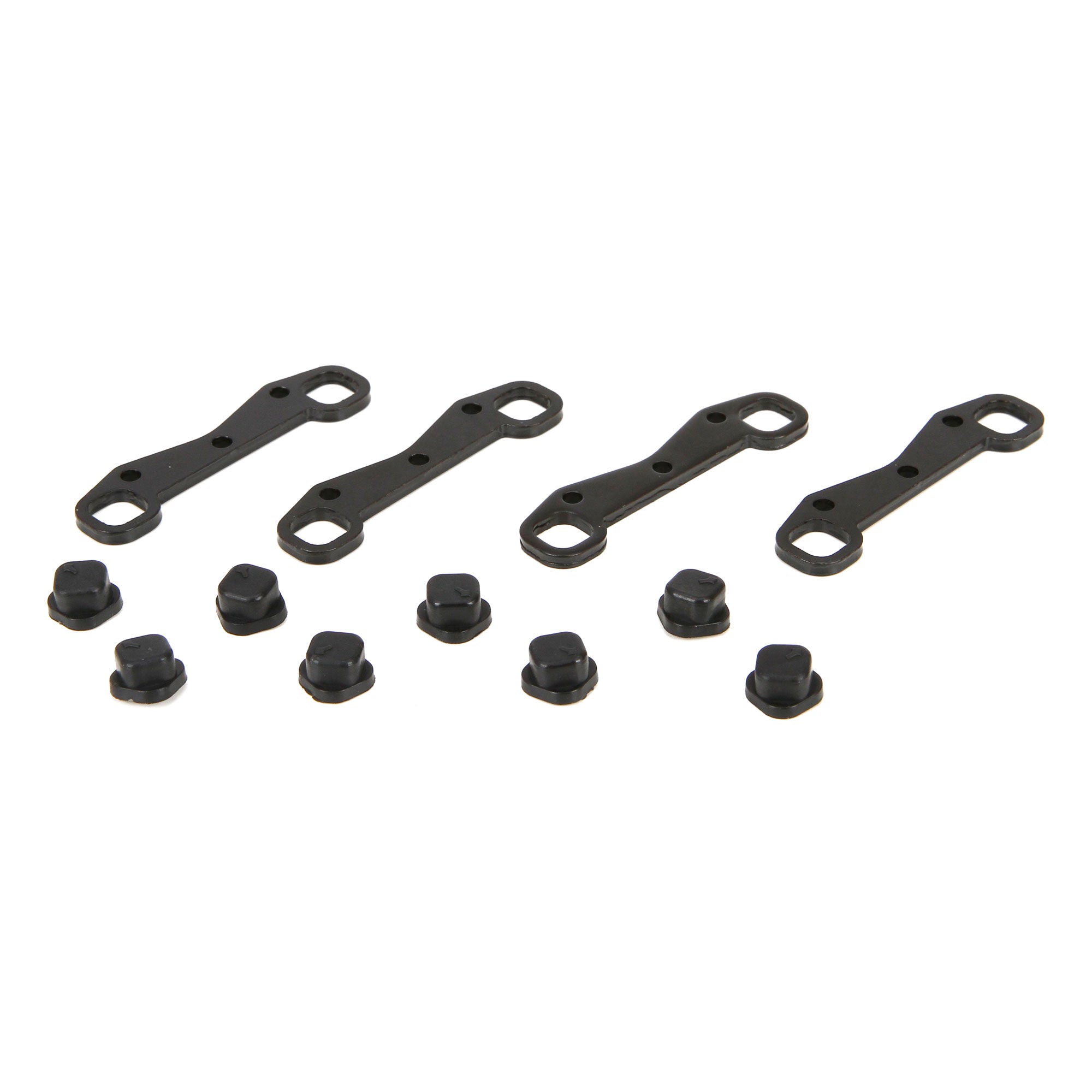 ECX Front/Rear Toe Plates w/ Inserts: 1/10 4WD All