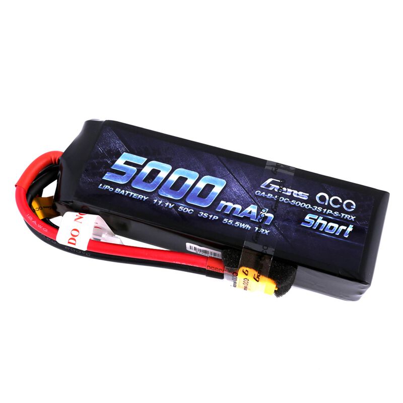 Gens Ace 11.1V 5000mAh 3S 60C LiPo Battery: XT60