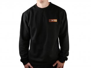 HPI long sleeve sweaters are made with 50/50 cotton and polyester.