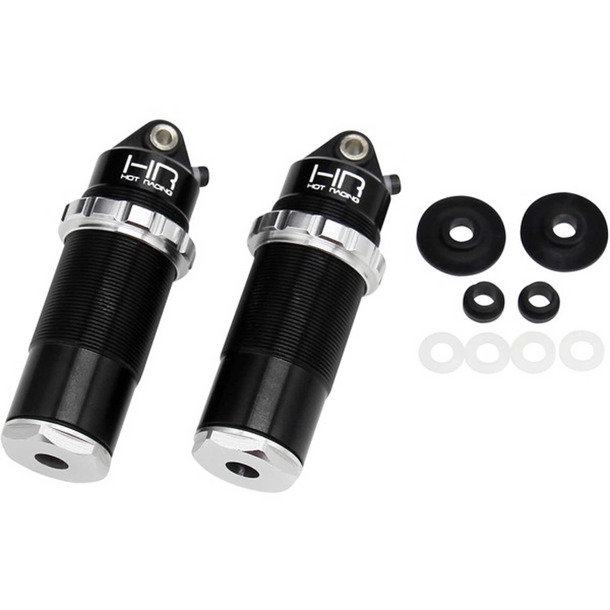 Hot Racing Aluminum Threaded Rear Bleeder Shock Bodies: ARRMA 1/10 4S BLX