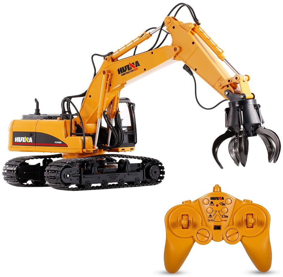 HuiNa 1/14 Grab Loader Grapple Tractor with 2.4Ghz 16CH Remote Control
