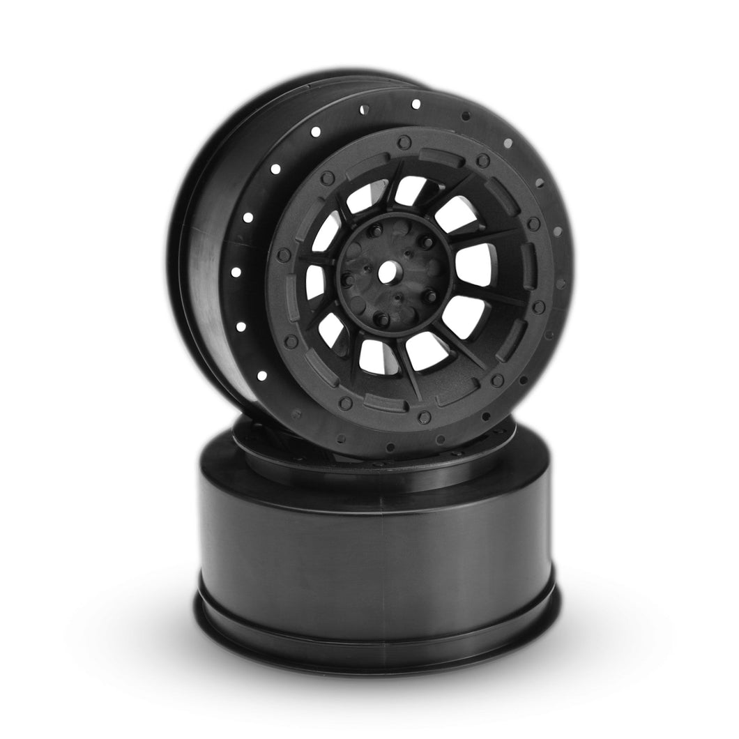 JConcepts Rear Hazard Wheel, Black (2): Slash