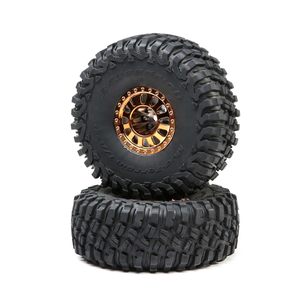 Losi 2.2 Wheels with BFG Tire, Copper: Lasernut U4