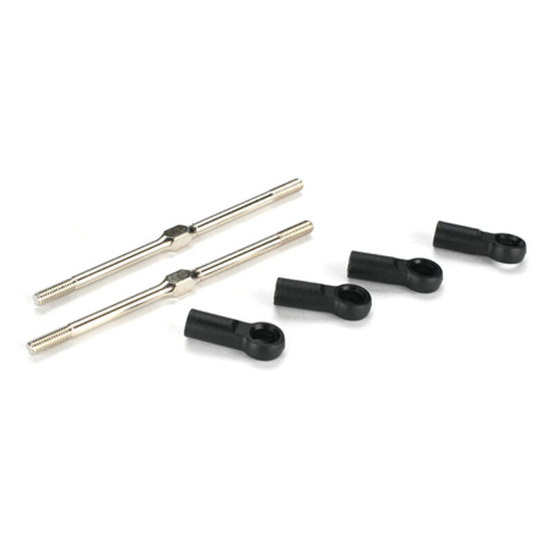 Losi Turnbuckles 4mm x 98mm with Ends: 8T