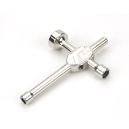 Losi 4-Way Wrench Steel (17mm, 10mm, 8mm, 1/4