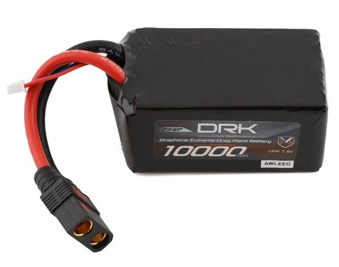 Maclan Extreme Drag Race Graphene 2S 200C LiPo Battery (7.4V/10000mAh) w/QS8 Connector