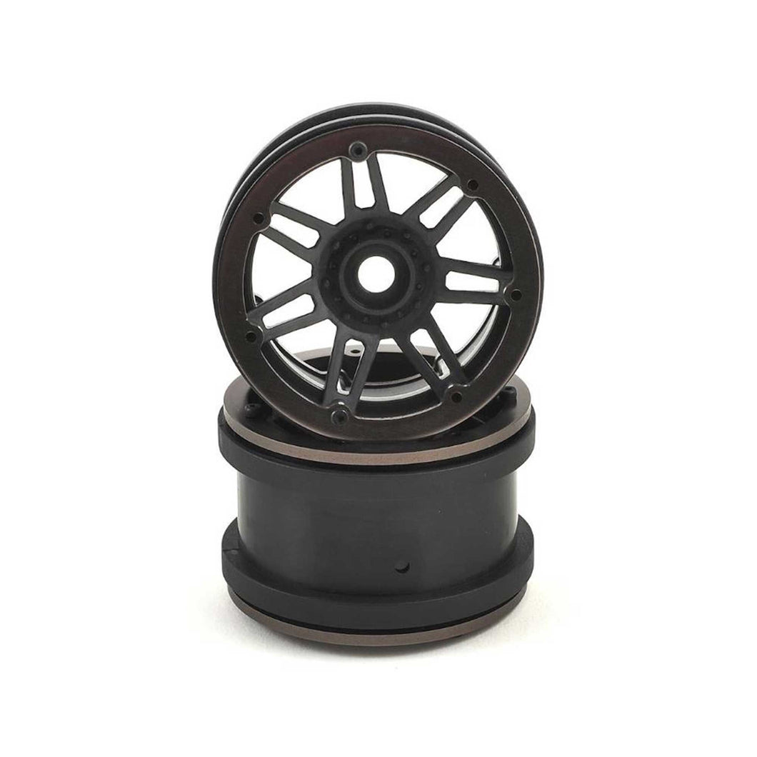 PitBull 2.2 Beadlock Raceline #931 Injector, Black/Gun Metal (2)