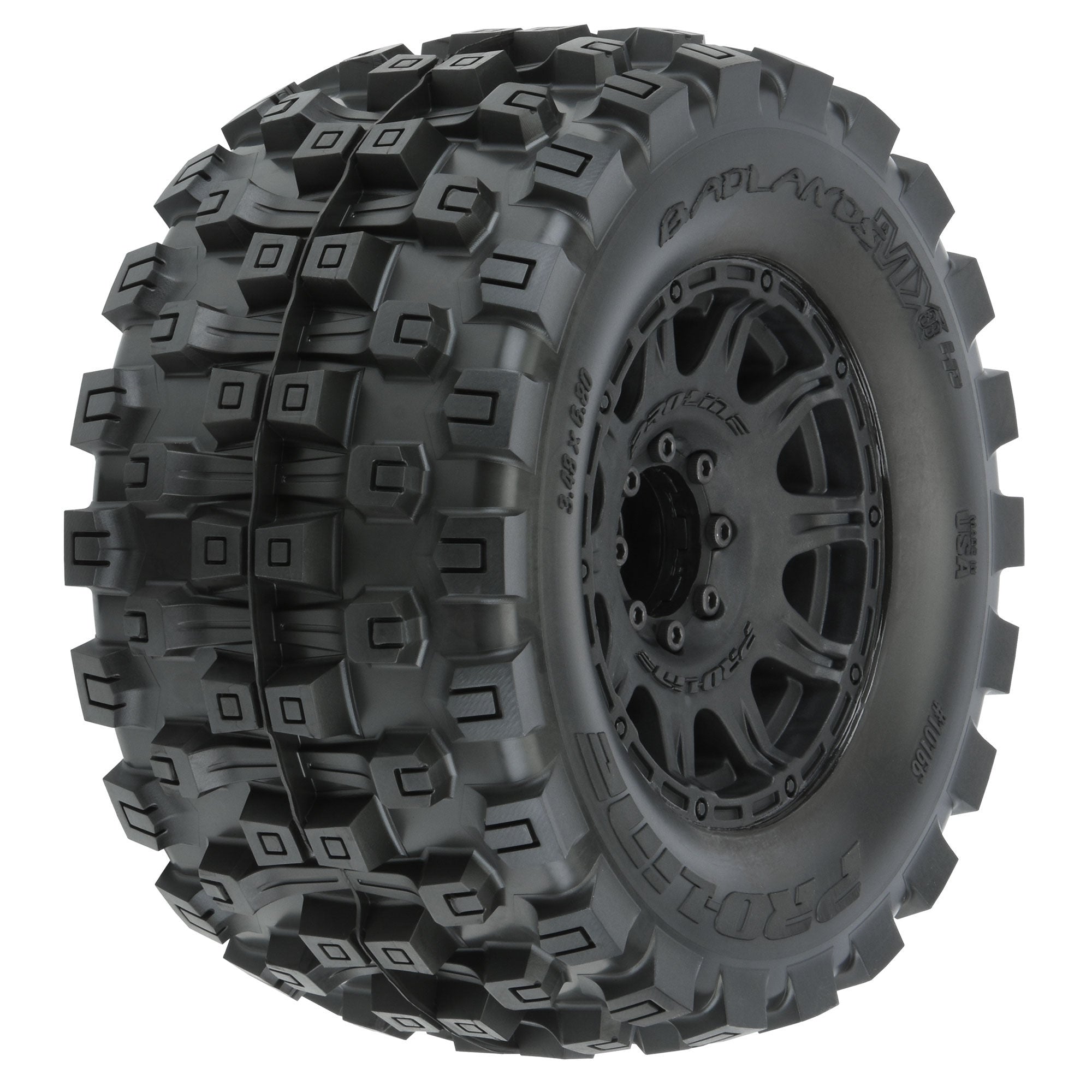 BADLANDS リマスター rockcandy Pro-Line 1/8 Badlands MX38 HP BELTED F/R 3.8