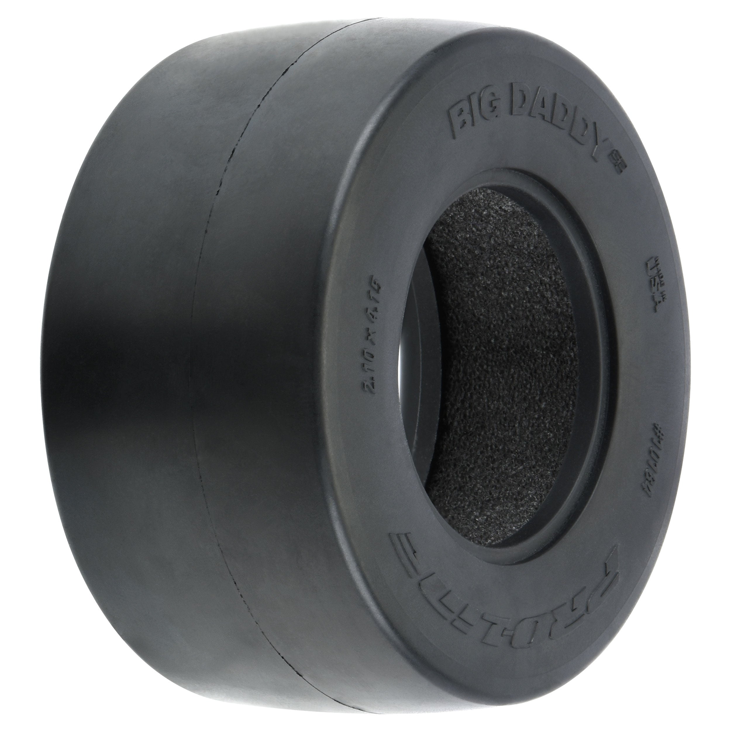 Pro-Line Big Daddy 2.2"/3.0" Wide Drag Slick MC (Clay) Tires (2): Short Course
