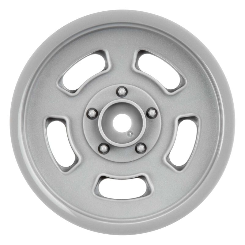 Pro-Line 1/10 Slot Mag Drag Spec Front 2.2" 12mm Drag Wheels (2) Gray