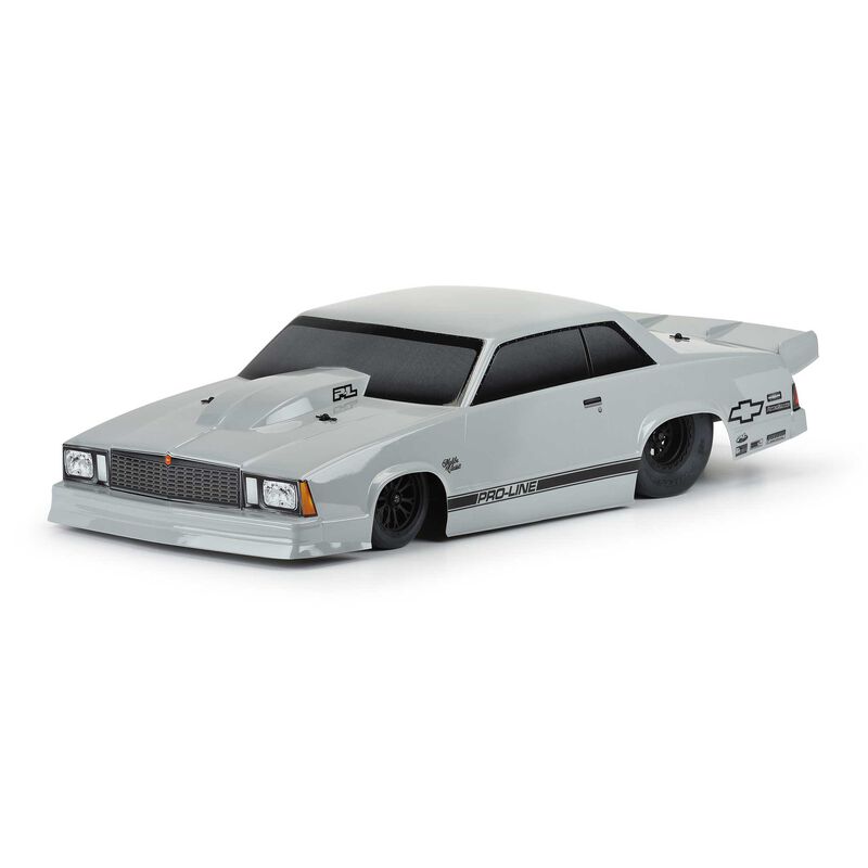Pro-Line 1/10 1978 Chevrolet Malibu Tough-Color Gray Body: Drag Car Item No. PRO354914