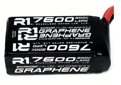 R1 Wurks 7600 Mah 200c 2S Shorty Soft Case For Drag Racing 030028