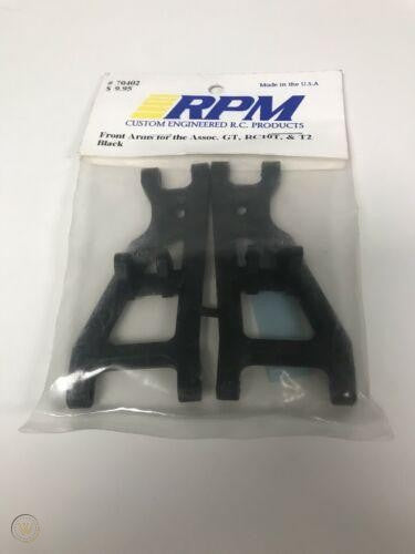 RPM Front Arms Associated GT, RC10T, T2 Black