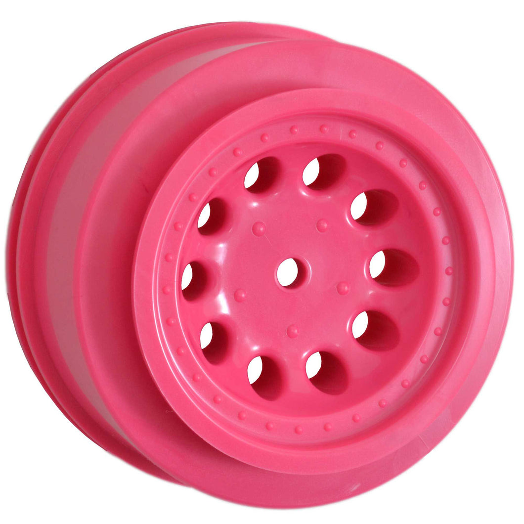 RPM 1/10 Revolver Front Short Course 2.2/3.0 Wheels, 12mm Hex, Pink (2): Slash 2WD